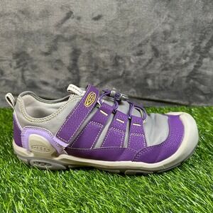 Keen Knotch Hollow‎ Sandals Water Shoes Purple Gray Adjustable Strap Kids 6